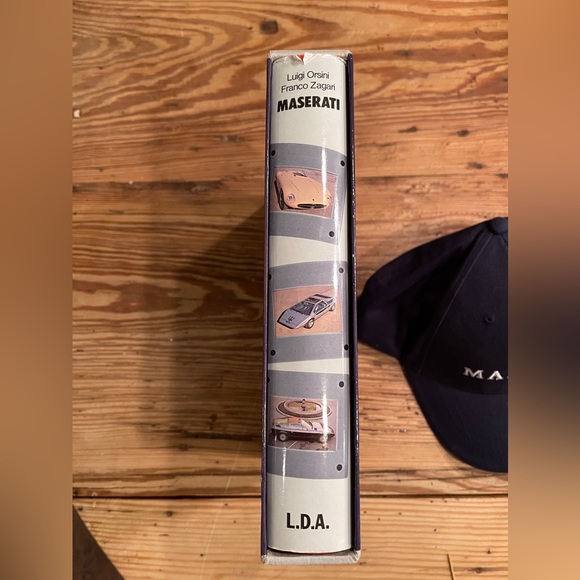 Maserati: A Complete History From 1926 To The Present: 
BOOK & Maserati Blue Cap - Picture 6 of 6